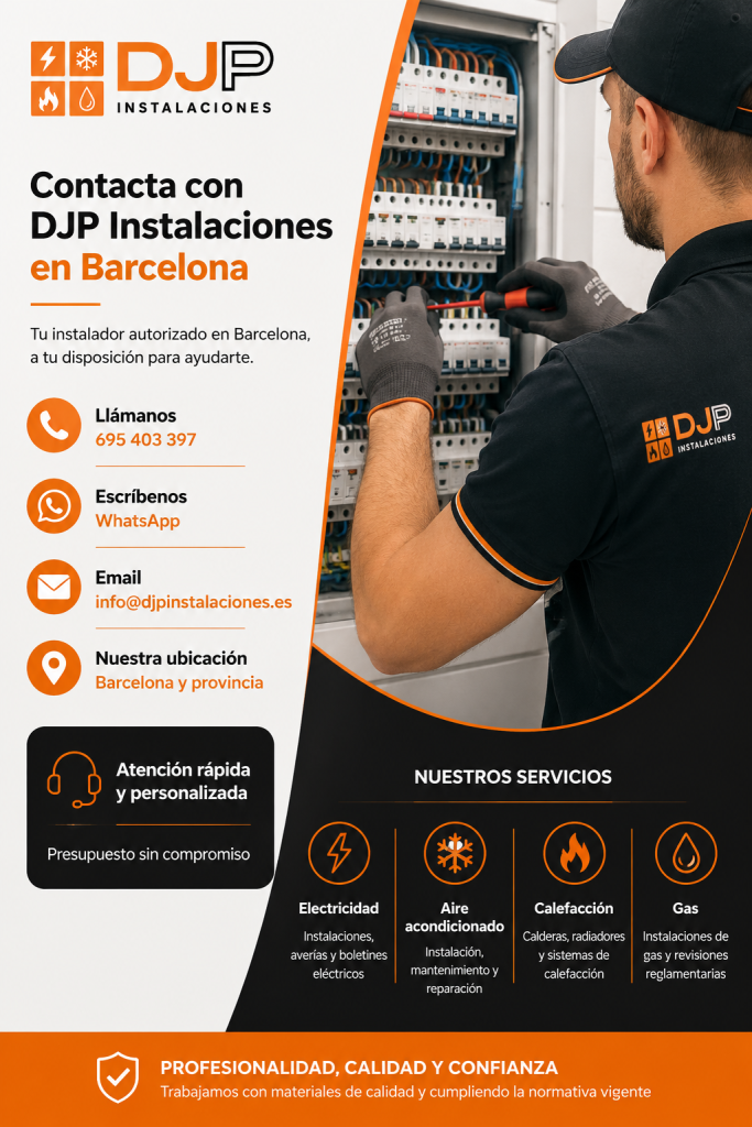 Contacto DJP Instalaciones Barcelona